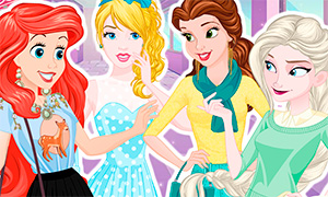Игра для девочек: Принцессы Дисней лучшие подруги