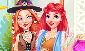 Игра: Бохо-Шик и рыжеволосые принцессы Дисней