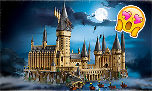 Компания LEGO выпустит огромный замок Хогвартс из 6020 деталей