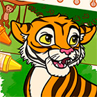 Игра: Онлайн раскраска зверей из джунглей