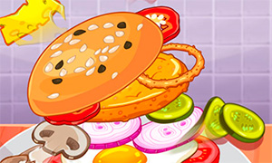 Игра: Челендж на самый большой и вкусный бургер