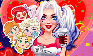Игра: Харли Квинн устраивает вечеринку для Дисней Принцесс на 14 февраля
