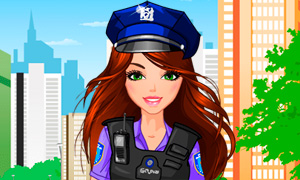 Игра: Одевалка девушки из полиции