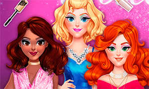 Игра для девочек: Три подруги в салоне красоты