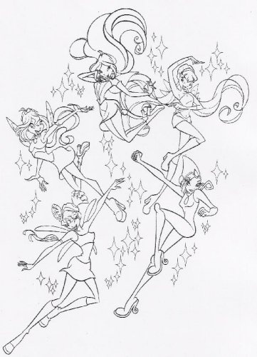 Раскраски винкс