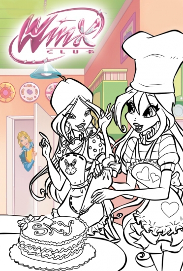 Блум с Флорой на день святого Валентина