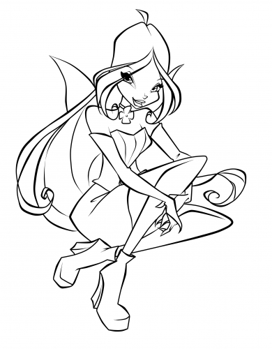 Флора в первом превращении)