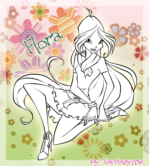 Флора 5 сезон, кафе-стиль