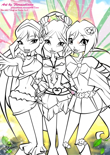 Муза, Флора и Текна в софиксе