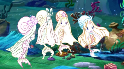 Раскраска Селки