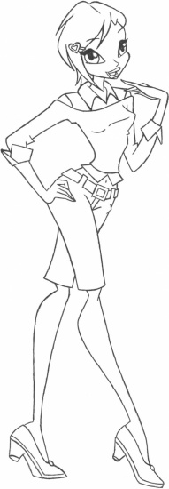 Раскраска Текна 4 сезон