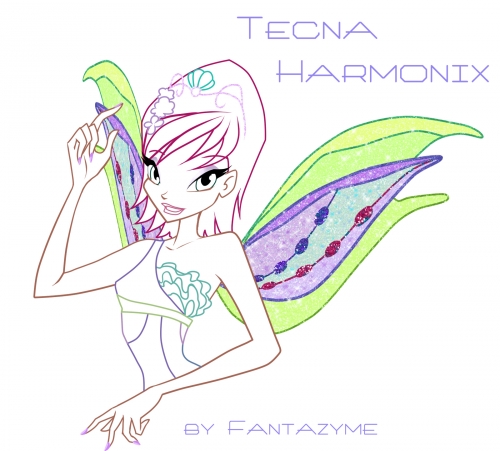 Текна Гармоникс раскраска