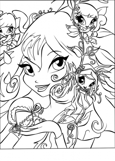 Блум с пикси