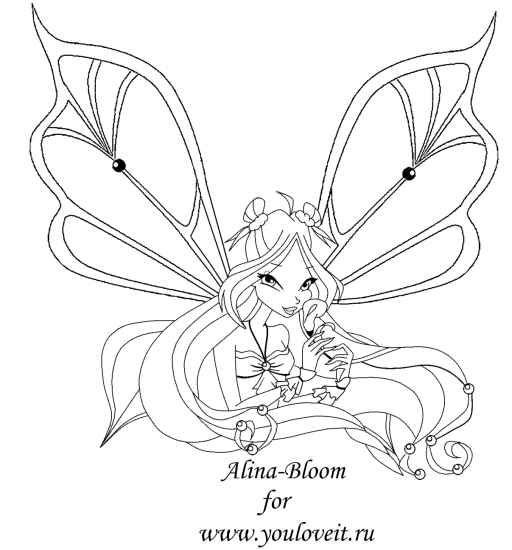 флора софикс раскраска