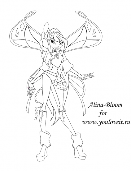 раскраска муза ловикс !