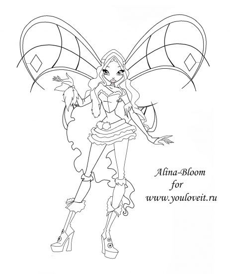 раскраска лейла ловикс