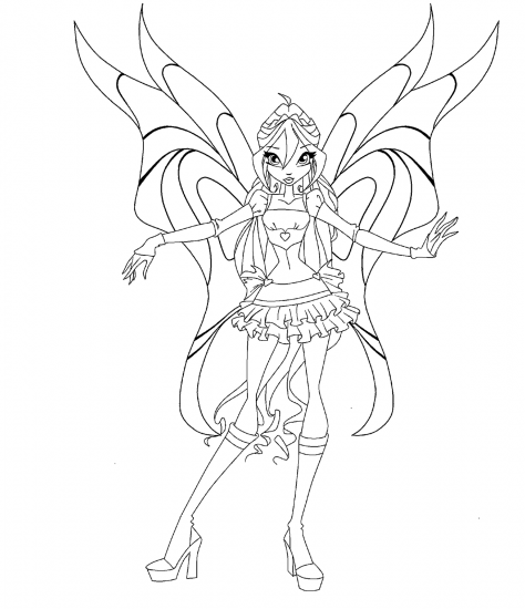 Блум спидикс / быстрикс раскраска