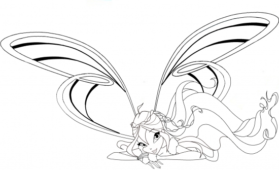 раскраска блум ловикс