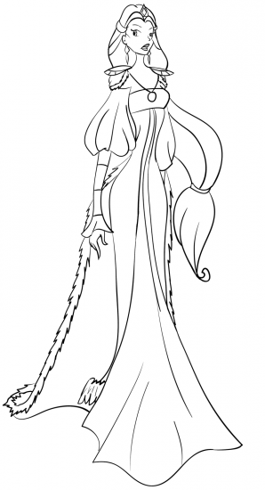 Кассандра. Раскраска