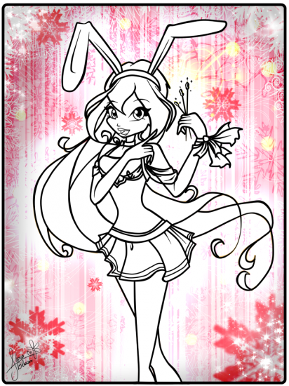 Блум Новогодний Кролик