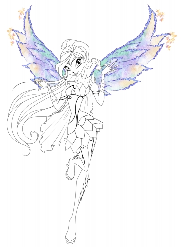 Раскраска Дафна Блумикс