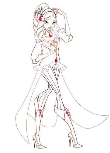 Диаспро Винкс Раскраска