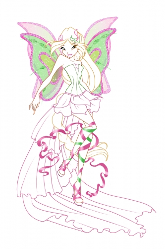 Флора Гармоникс Раскраска