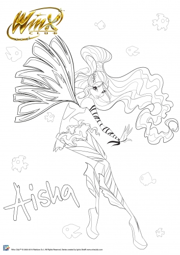 Лейла Сиреникс Fairy Couture раскраска