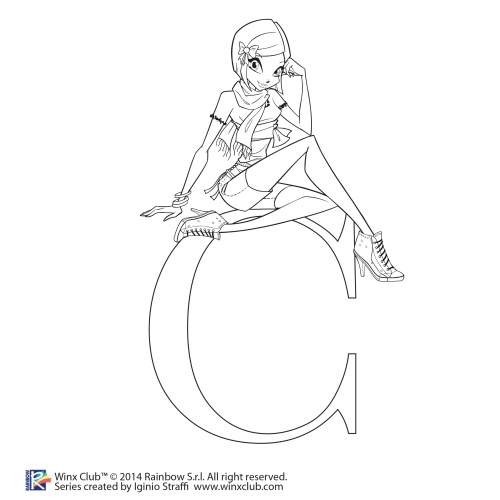 Раскраски Винкс 5 сезон Техна Sread the love