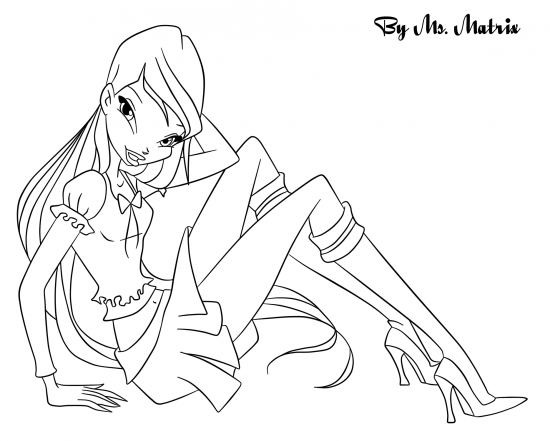 Раскраска Музы