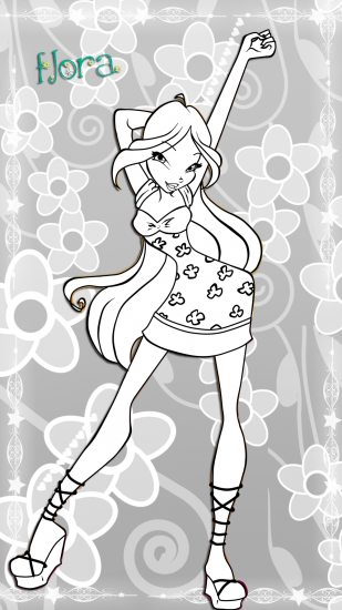 Флора. Костюм из комикса
