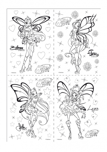 Раскраски Винкс Клуб Софикс