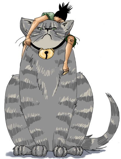 Шикамару призвал кота