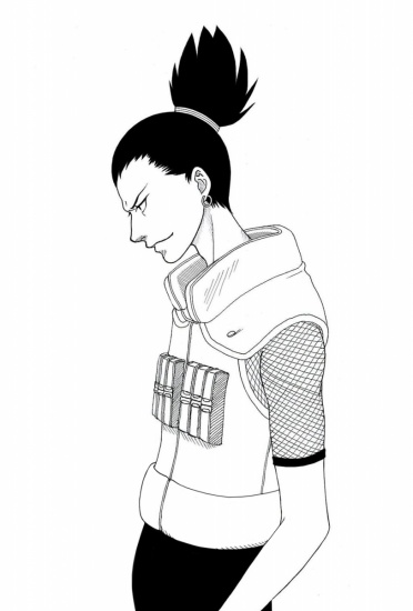 Супер рисунок Шикамару