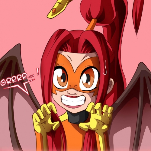 Леди Дракон 2D концепт