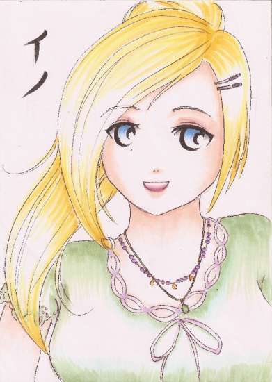 Ино рисунок карандашем