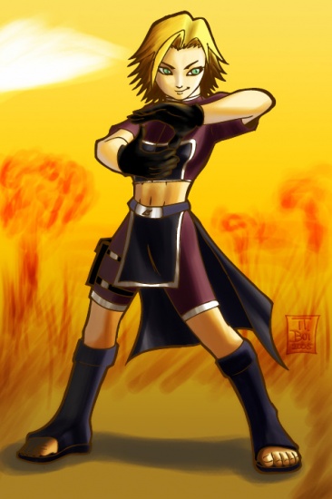 Ино с короткими волосами