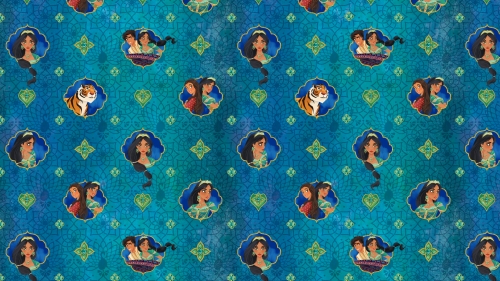 Заставка на рабочий стол с картинками по фильму Дисней Аладдин 2019