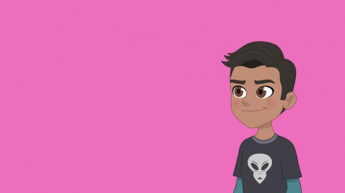 Полли Покет заставка на рабочий стол с Николосом