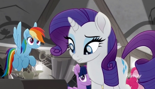 Рарити в отеле My Little Pony: Rainbow Roadtrip