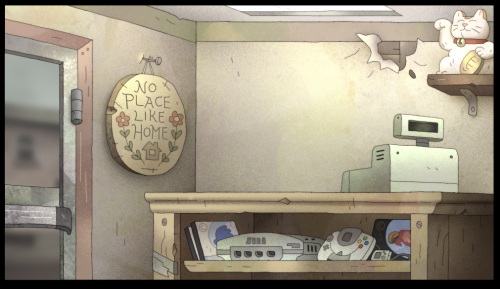 Амфибия Дисней в магазинчике, где хранилась волшебная шкатулка