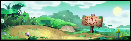 Картинка фон из мультсериала Амфибия