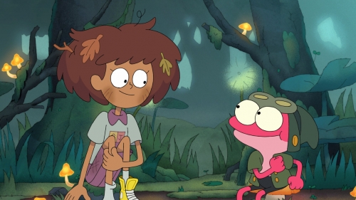 Первая встреча Энн и Сприга в лесу