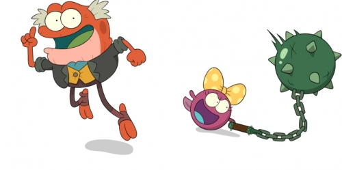 Хоп Поп и Полли с булавой