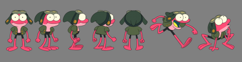 Амфибия Дисней картинга Сприга в разных ракурсах