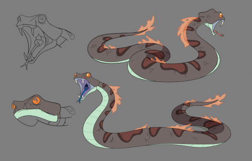 Амфибия Дисней огромная змея