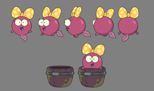 Амфибия Дисней Полли Плантер в разных ракурсах