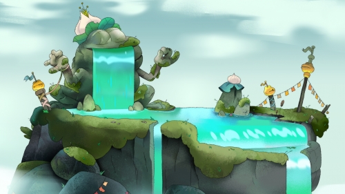 Дисней Амфибия красивый фон