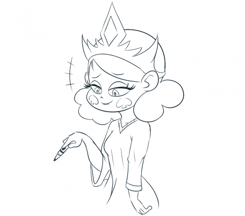 Раскраска Эклипса Стар Против Сил Зла