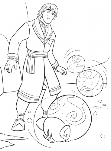 Кристофф в пижаме